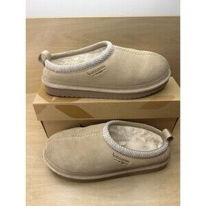UGG KOOLABURRA-Kids 5 Womens 6 Burree Lined Mule Clogs 1159670 Sand Suede EUC